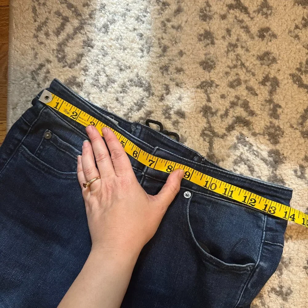 FREE PEOPLE We The Free CRVY Ma Cherie Bell Bottom Jean | 28 | super flare denim - Picture 11 of 12
